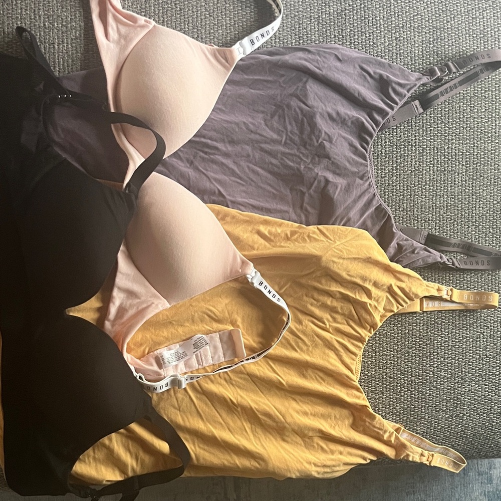 Nursing / pumping bundle (2xBONDS nursing tanks, 1xKindred Bravely, 1xBonds bra)